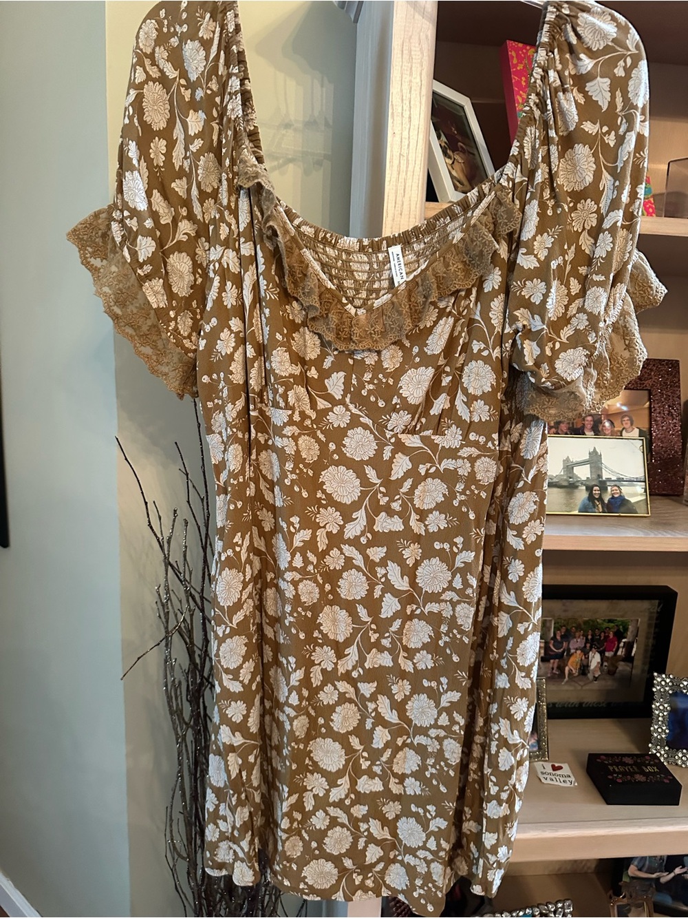 American Eagle XXL lace floral dress